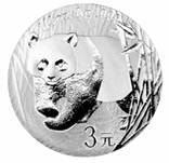 China Silber Panda Gedenkausgabe / Besonderausgabe: 25 Jahre Goldbarrenmünzen-Panda 2007, Satz / Set, 25 x 3 Yuan (1/4 oz)